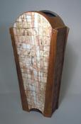 "Pink and Brown" stoneware   20" x 8" x 5"